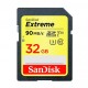 SanDisk Extreme 32GB 90mbps SDHC UHS-I Memory Card